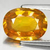 Yellow Sapphire 4.98 Ct. VVS Oval Shape 12.5 x 9.3 Mm. Natural Gemstone Thailand