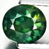 Green Sapphire 1.29 Ct. Oval Shape 6.7 x 6 Mm. Natural Gemstone From Thailand