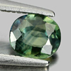 0.63 Ct. Alluring Oval Natural Gemstone Bluish Green Sapphire Thailand
