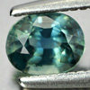 0.49 Ct. Oval Shape Natural Gem Bluish Green Sapphire Thailand
