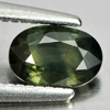 0.58 Ct. Oval Shape Natural Gemstone Yelloeish Green Sapphire From Thailand
