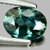 0.68 Ct. Oval Shape 5.9 x 4.4 Mm. Natural Gemstone Blue Green Sapphire Thailand