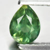 0.63 Ct. Good Pear Natural Gem Bluish Green Sapphire Thailand 0.63 Ct. Good Pear Natural Gem Bluish Green Sapphire Thailand