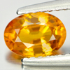 Yellow Sapphire 0.97 Ct. Oval Shape 6.9 x 5 x 3.3 Mm. Natural Gemstone Thailand
