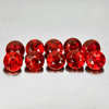 Red Songea Sapphire 1.31 Ct. 10 Pcs. Round Shape Size 2.8 Mm. Natural Gemstones