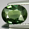 Green Sapphire 1.35 Ct. Clean Oval 8.3 x 6.4 x 3 Mm. Natural Gemstone Thailand