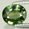Green Sapphire 1.32 Ct. Clean Oval 7.6 x 6.3 Mm. Natural Gemstone From Thailand