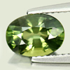 Green Sapphire 1.66 Ct Clean Oval 8.3 x 6 Mm. Natural Gemstone From Thailand