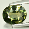 Green Sapphire 1.21 Ct. Clean Oval Shape 7.5 x 5.9 Mm. Natural Gemstone Thailand