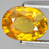 Yellow Sapphire Certified 2.02 Ct Oval 6.29 x 8.25 Mm Natural Gemstone Sri Lanka