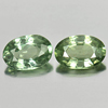 1.19 Ct. 2 Pcs. Alluring Oval Natural Gems Green Songea Sapphire