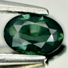 0.45 Ct. Oval Shape Natural Gem Green Sapphire From Thailand