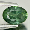 Nice Gem 0.86 Ct. Oval Shape Natural Bluish Green Sapphire Thailand