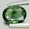 Gemstone 0.49 Ct. Oval Shape 5.8 x 4.4 Mm. Natural Green Sapphire From Thailand