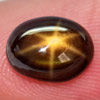 6 Rays Golden Star Sapphire 2.27 Ct. Oval Cabochon Natural Gem Thailand Unheated