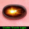 6 Rays Golden Star Sapphire 2.14 Ct. Oval Cabochon 8.2 x 5 Mm. Natural Gemstone
