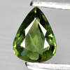 0.68 Ct. Pear Natural Gem Yellowish Green Sapphire Thailand