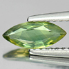 Good Gem 0.63 Ct. Marquise Shape Natural Yellowish Green Sapphire Thailand
