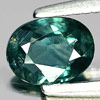 0.55 Ct. Charming Oval Natural Gem Bluish Green Sapphire Thailand