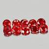 Red Songea Sapphire 1.52 Ct. 10 Pcs. Round Shape Size 3.1 Mm. Natural Gemstones