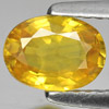 Yellow Sapphire 0.98 Ct. Oval Shape 7 x 5.2 Mm. Natural Gem Heated Madagascar