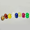 Natural All Mix Gemstone 3.69 Ct. 8 Pcs Oval Cabochon 5.1 x 4 To 4.8 x 3.9 Mm Natural All Mix Gemstone 3.69 Ct. 8 Pcs Oval Cabochon 5.1 x 4 To 4.8 x 3.9 Mm