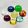 Natural All Mix Gemstone 1.55 Ct. 8 Pcs Mix Shape Round Cabochon 3.4 to 3.1 Mm Natural All Mix Gemstone 1.55 Ct. 8 Pcs Mix Shape Round Cabochon 3.4 to 3.1 Mm