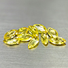 Natural Yellow Sapphire 2.52 Ct. 10 Pcs Marquise Shape 6.2 x 3 Mm Gemstones