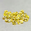 Natural Yellow Songea Sapphire 2.23 Ct. 26 Pcs Round Diamond Cut 2.8 Mm Gemstone