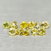 Natural Yellow Songea Sapphire 1.20 Ct. 11 Pcs Round Diamond Cut 2.8 Mm Gemstone