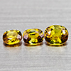 Natural Yellow Sapphire 1.14 Ct. 3 Pcs  Mixed Shape 5.1 Mm Gemstones
