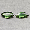 Natural Green Sapphire 0.94 Ct. 2 Pcs Marquise Shape 7.9 x 3.7 Mm Gemstones