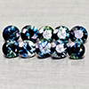 Natural Fancy Color Sapphire 1.56 Ct. 10 Pcs Round Diamand Cut 3.2 Mm Gemstones