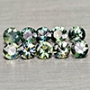 Natural Fancy Color Sapphire 1.07 Ct. 10 Pcs Round Diamand Cut 2.9 Mm Gemstones
