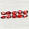 Natural Orangish Red Songea Sapphire 0.98 Ct. 10 Pcs Marquise Shape Gemstones
