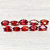 Natural Orangish Red Songea Sapphire 1.04 Ct. 10 Pcs Marquise Shape Gemstones