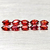 Natural Orangish Red Songea Sapphire 1.18 Ct. 10 Pcs Marquise Shape Gemstones
