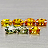 Natural Fancy Color Songea Sapphire 2.19 Ct. 7 Pcs Oval Shape Gemstones