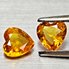 Natural Yellow Songea Sapphire 0.98 Ct. 2 Pcs Heart Shape 5.1 x 5 Mm Gemstones Natural Yellow Songea Sapphire 0.98 Ct. 2 Pcs Heart Shape 5.1 x 5 Mm Gemstones