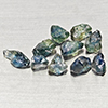 Natural Unheated Greenish Blue Sapphire 3.00 Ct. 10 Pcs Rough Shape Gemstones