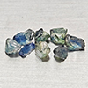 Natural Unheated Greenish Blue Sapphire 1.87 Ct. 8 Pcs Rough Shape Gemstones