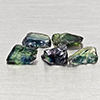 Natural Unheated Greenish Blue Sapphire 3.93 Ct. 5 Pcs Rough Shape Gemstones