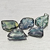 Natural Unheated Greenish Blue Sapphire 2.70 Ct. 5 Pcs Rough Shape Gemstones