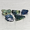 Natural Unheated Greenish Blue Sapphire 2.26 Ct. 5 Pcs Rough Shape Gemstones