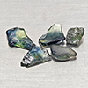 Natural Unheated Greenish Blue Sapphire 2.38 Ct. 5 Pcs Rough Shape Gemstones