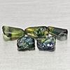 Natural Unheated Greenish Blue Sapphire 3.96 Ct. 5 Pcs Rough Shape Gemstones