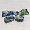 Natural Unheated Greenish Blue Sapphire 4.22 Ct. 5 Pcs Rough Shape Gemstones