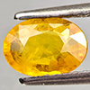 Natural Yellow Sapphire 0.84 Ct. Oval Shape 7.3 x 5.2 Mm Gemstone From Thailand