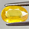 Natural Yellow Sapphire 1.25 Ct. Oval Shape 8 x 5.5 Mm Gemstone From Thailand