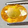 Natural Yellow Sapphire 1.28 Ct. Oval Shape 7.8 x 5.8 Mm Gemstone From Thailand